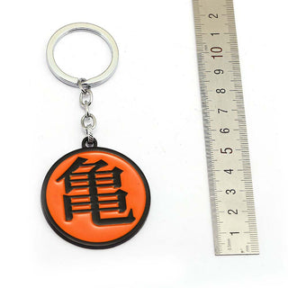 Dragon Ball Master Roshi Keychain Kame Sennin Logo Metal Keyring