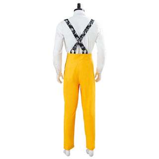 The Mask Jim Carrey Yellow Suit Cosplay Costume Halloween Carnival Suit
