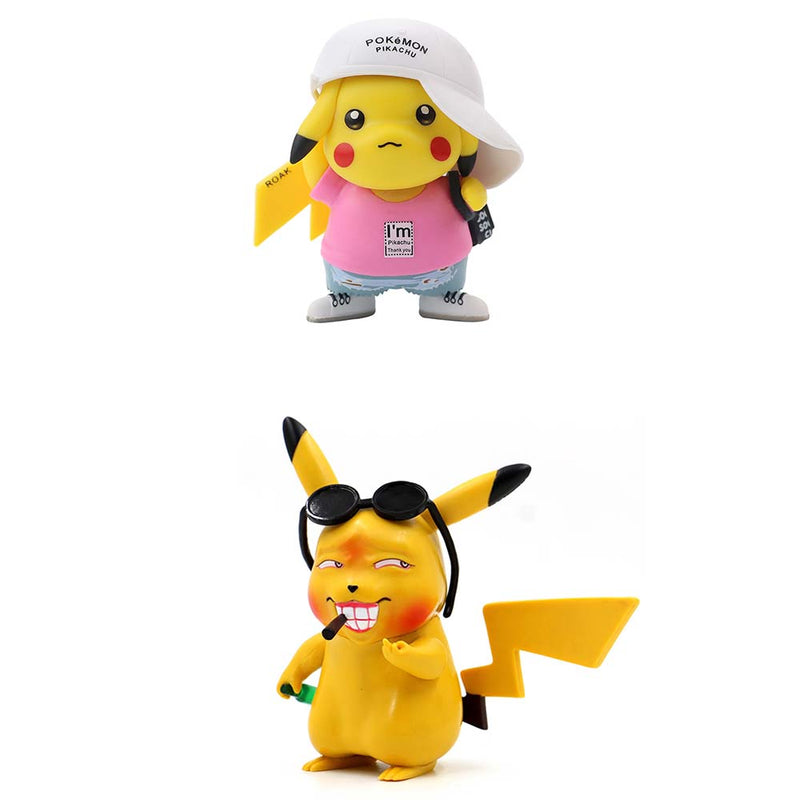 Pokemon Cute PK Obscene Pikachu Action Figure Funny Model Toy