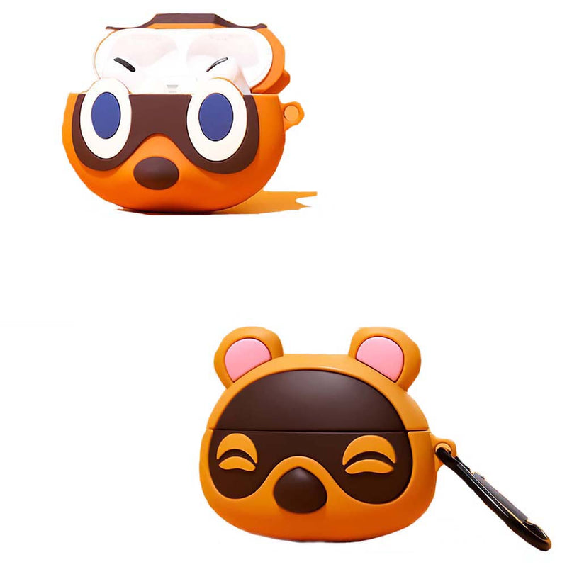 Animal Crossing Tom Nook Apple Airpods Case Fun Gift