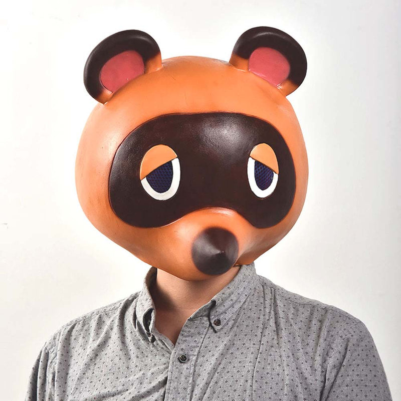 Animal Crossing Tom Nook Mask Cute Helmet Party Cosplay Prop