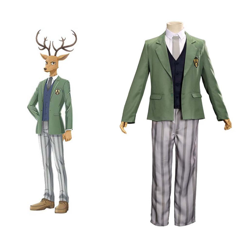 Anime Beastars Louis Cosplay Halloween Costume School Uniform Full Sets