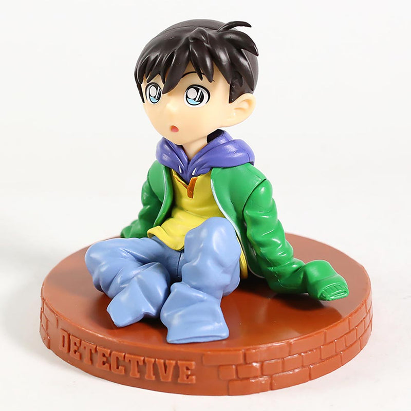 Anime Cartoon Sitting Posture Detective Conan Action Figure 10cm