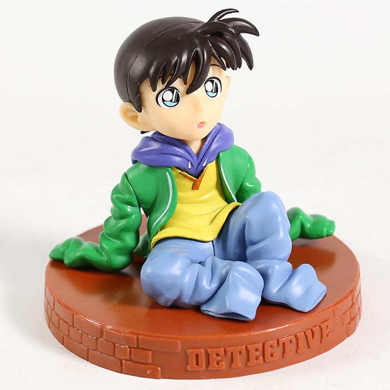 Anime Cartoon Sitting Posture Detective Conan Action Figure 10cm