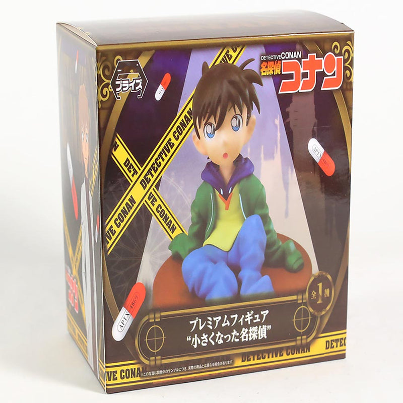 Anime Cartoon Sitting Posture Detective Conan Action Figure 10cm