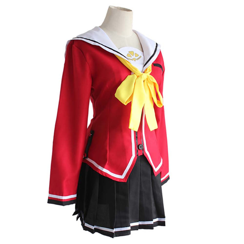 Anime Charlotte Tomori Nao School Uniform Cosplay Costumes Full Set Sailor Suit - Toysoff.com