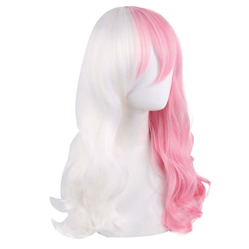 Anime Danganronpa 2 Monomi Pink White Rabbit Cosplay Beauty Wig