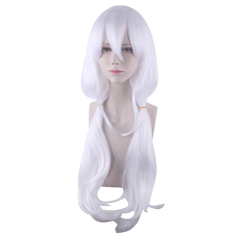 Anime Danganronpa Angie Yonaga Cosplay Wig Party Cool White Hair