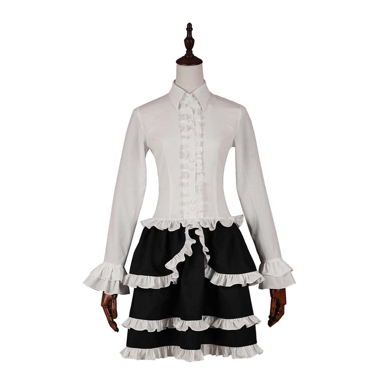 Anime Danganronpa Celestia Ludenberg Cosplay Costume Halloween Dress Suit Uniform