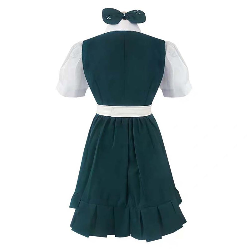 Anime Danganronpa Sonia Nevermind Green Dress Woman Halloween Cosplay Costume - Toysoff.com