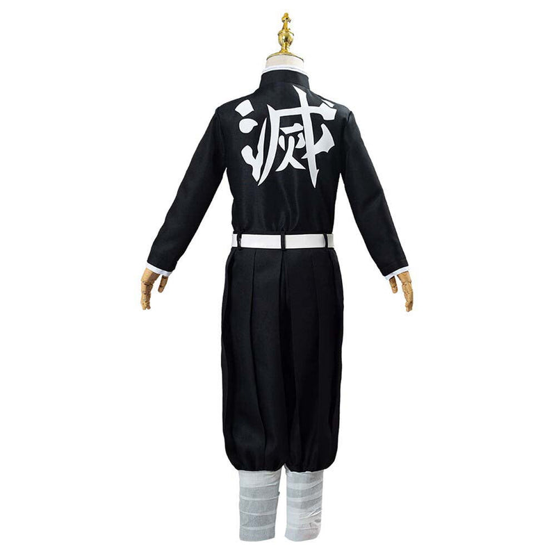 Anime Demon Slayer Agatsuma Zenitsu Cosplay Costume Halloween Uniform Outfit