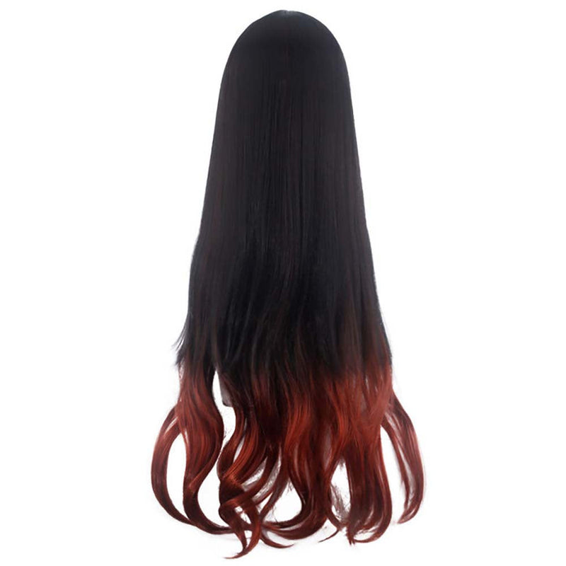 Anime Demon Slayer Kimetsu no Yaiba Kamado Nezuko Cosplay Wig