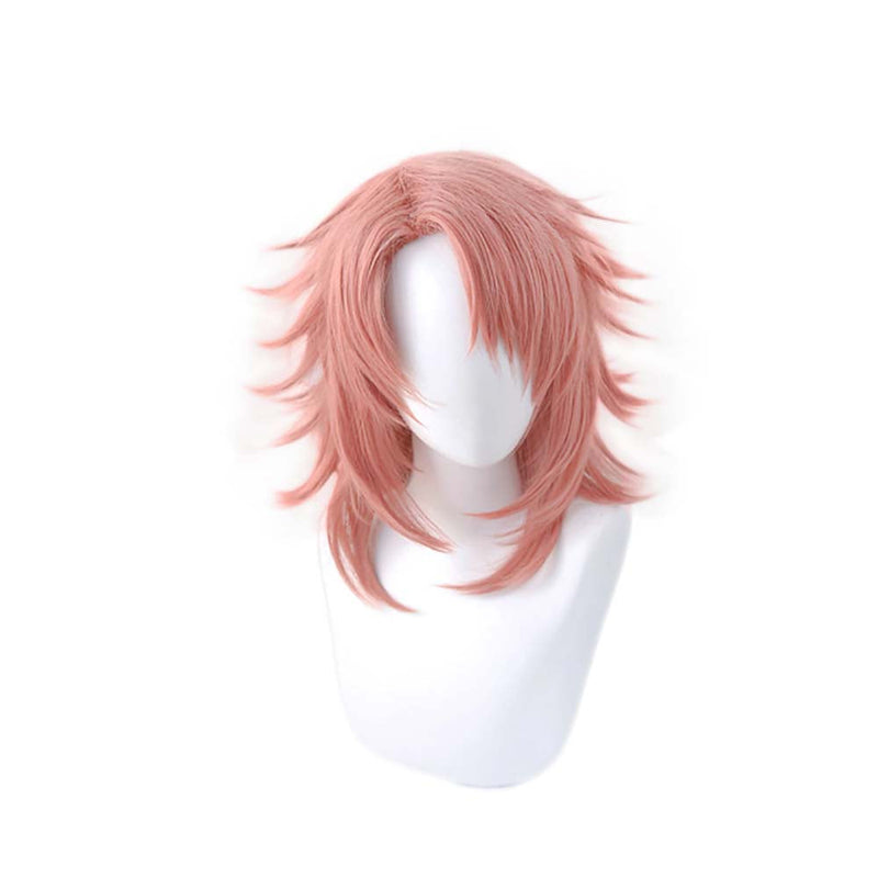 Anime Demon Slayer Kimetsu no Yaiba Sabito Cosplay Pink Wig