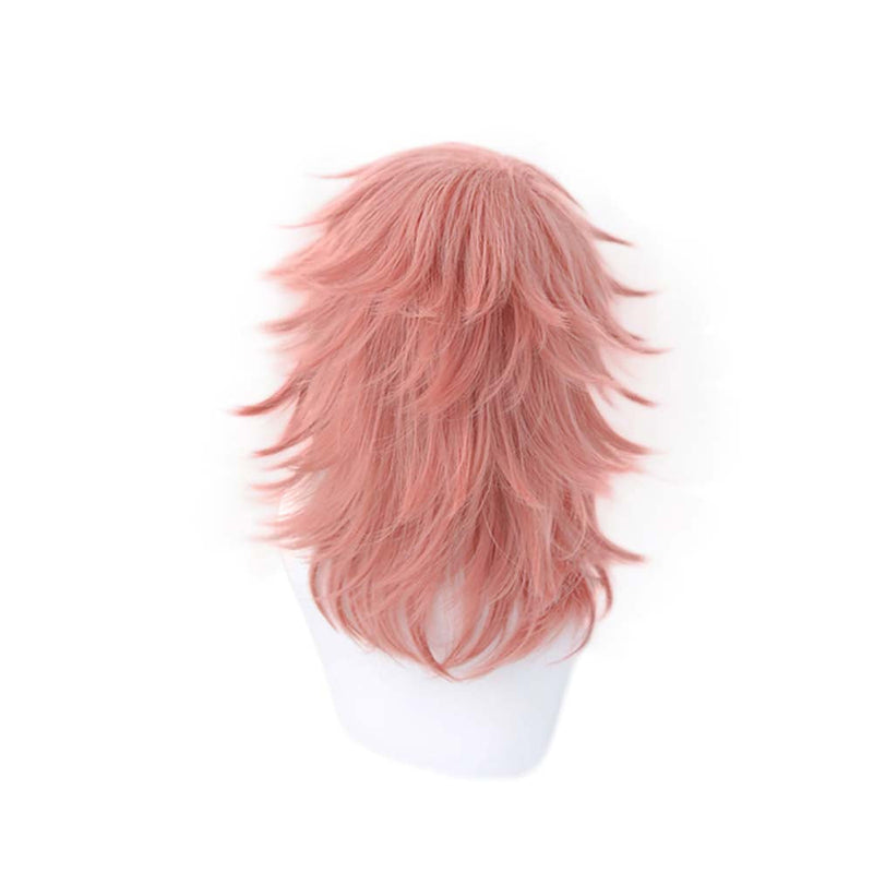 Anime Demon Slayer Kimetsu no Yaiba Sabito Cosplay Pink Wig