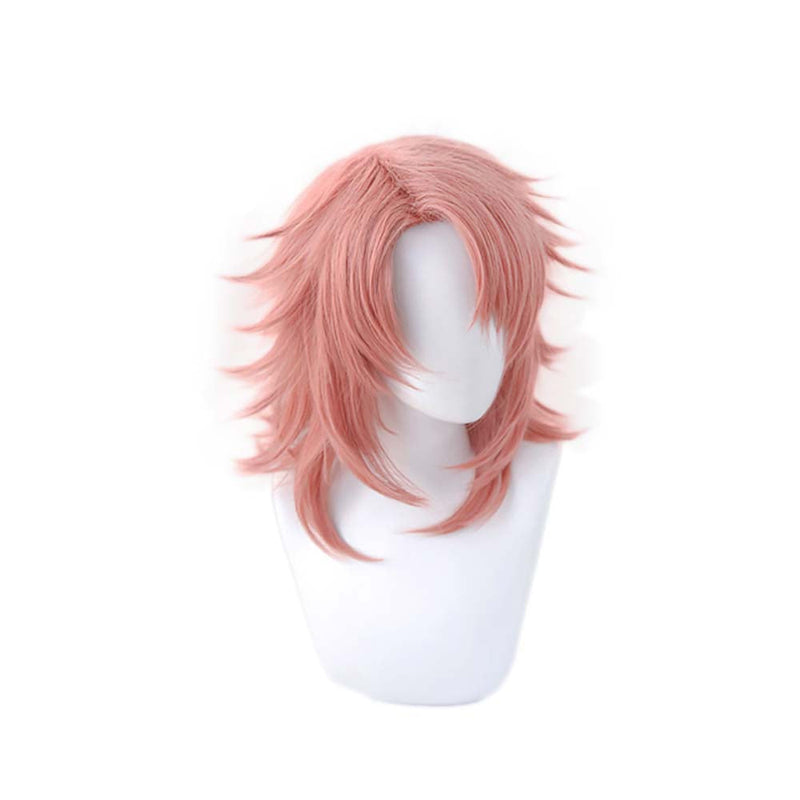 Anime Demon Slayer Kimetsu no Yaiba Sabito Cosplay Pink Wig