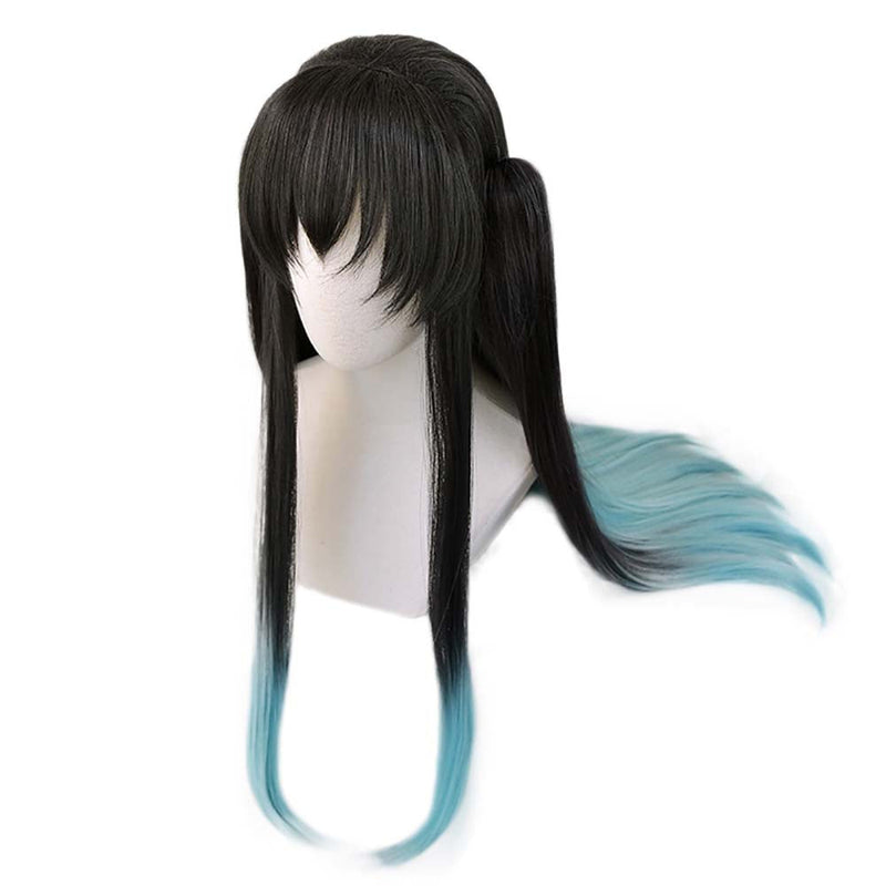 Anime Demon Slayer Kimetsu no Yaiba Tokitou Muichirou Cosplay Wig