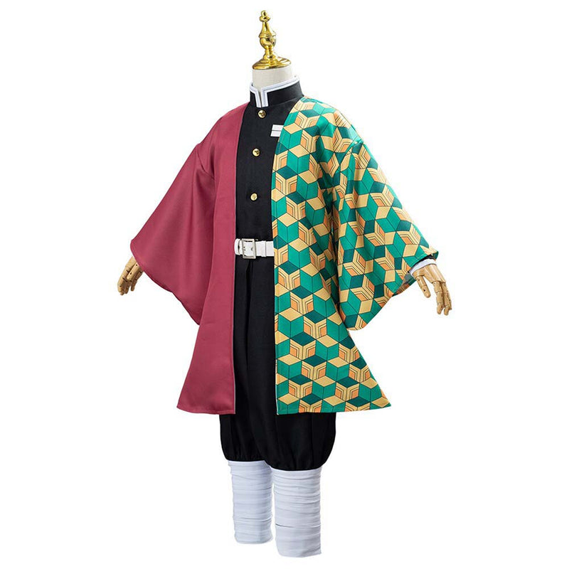 Anime Demon Slayer Tomioka Giyuu Cosplay Costume Halloween Uniform Outfit