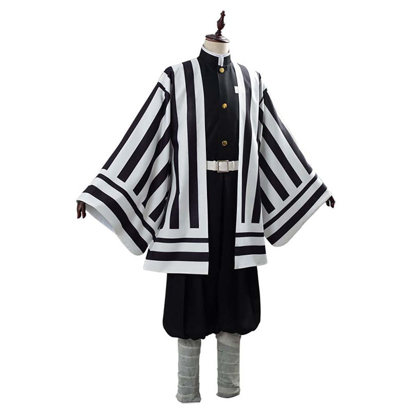 Anime Demon Slayer Yaiba Iguro Obanai Cloak Kimono Cosplay Costume