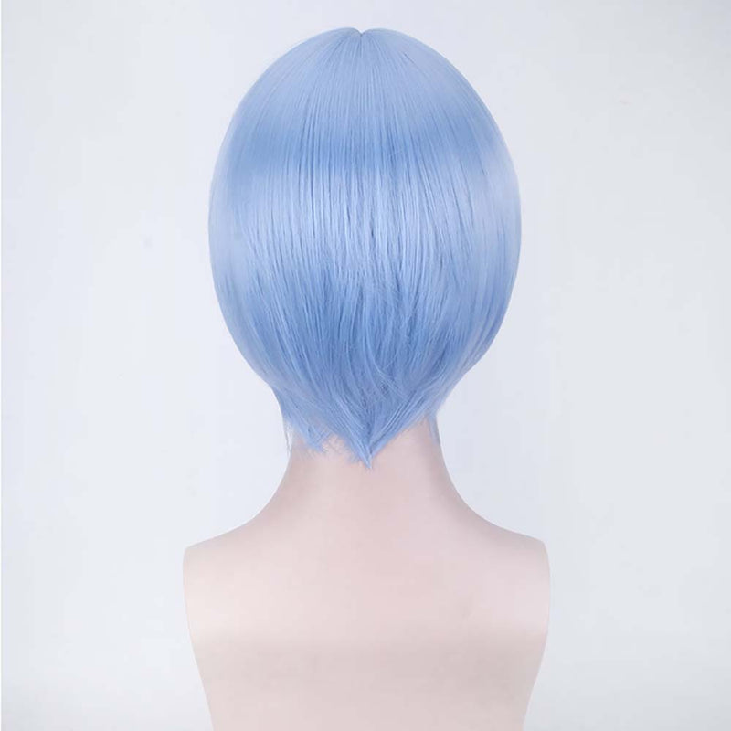 Anime EVA Ayanami Rei Cosplay Wig Party Cute Short Hair