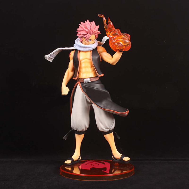 Anime Fairy Tail Etherious Natsu Dragneel Action Figure Toy 25cm