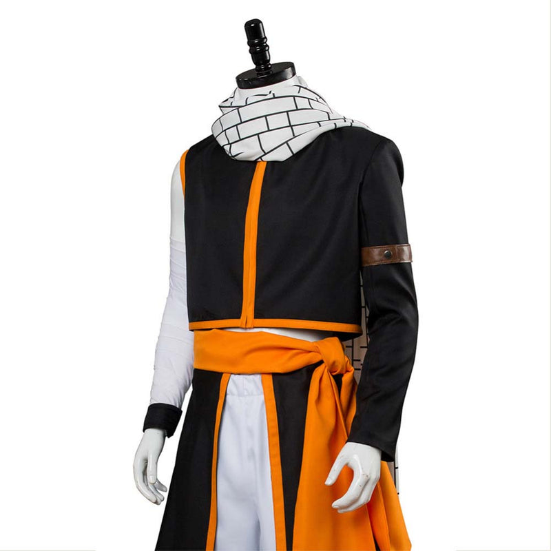 Anime Fairy Tail Etherious Natsu Dragneel Halloween Cosplay Costume Scarf