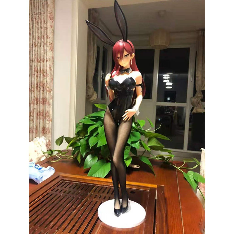 Anime Fairy Tail Sexy Bunny Girl Erza Scarlet Action Figure 47cm