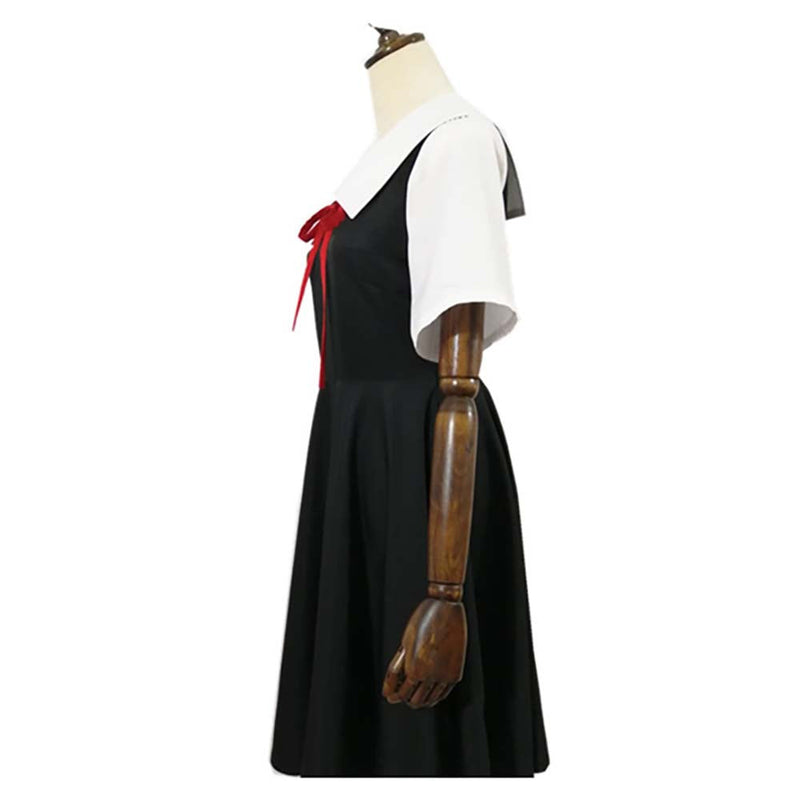 Anime Fujiwara Chika Japan School Uniform Summer Dress Cosplay Costume