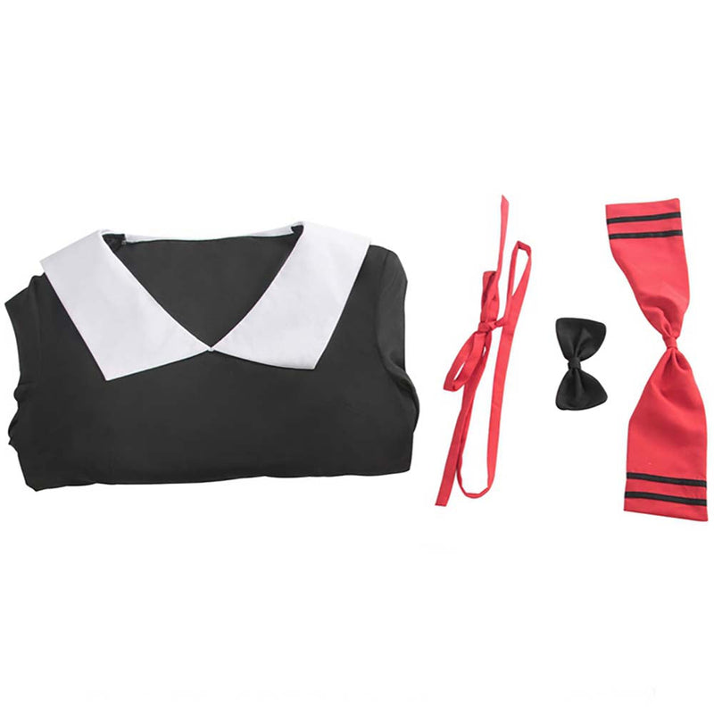 Anime Fujiwara Chika Japan School Uniform Summer Dress Cosplay Costume