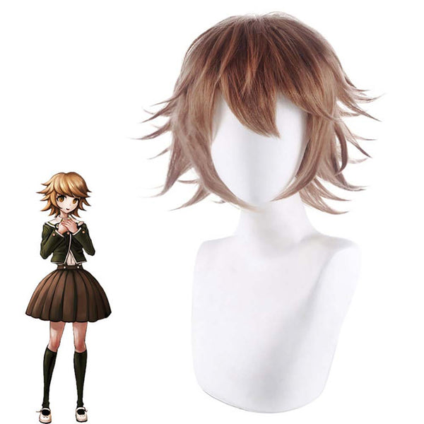 Anime Game Danganronpa Chihiro Fujisaki Cosplay Wig Cute Short Hair