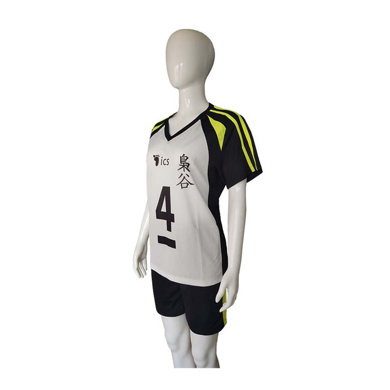 Anime Haikyuu Bokuto Koutarou Cosplay Ball Team Sportswear Uniform Number 4