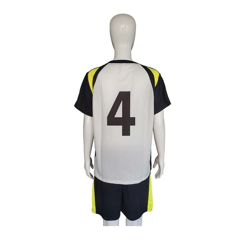 Anime Haikyuu Bokuto Koutarou Cosplay Ball Team Sportswear Uniform Number 4