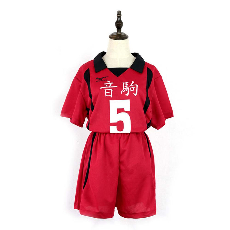 Anime Haikyuu High School Students Cosplay Ball Team Sportswear Uniform Number 5