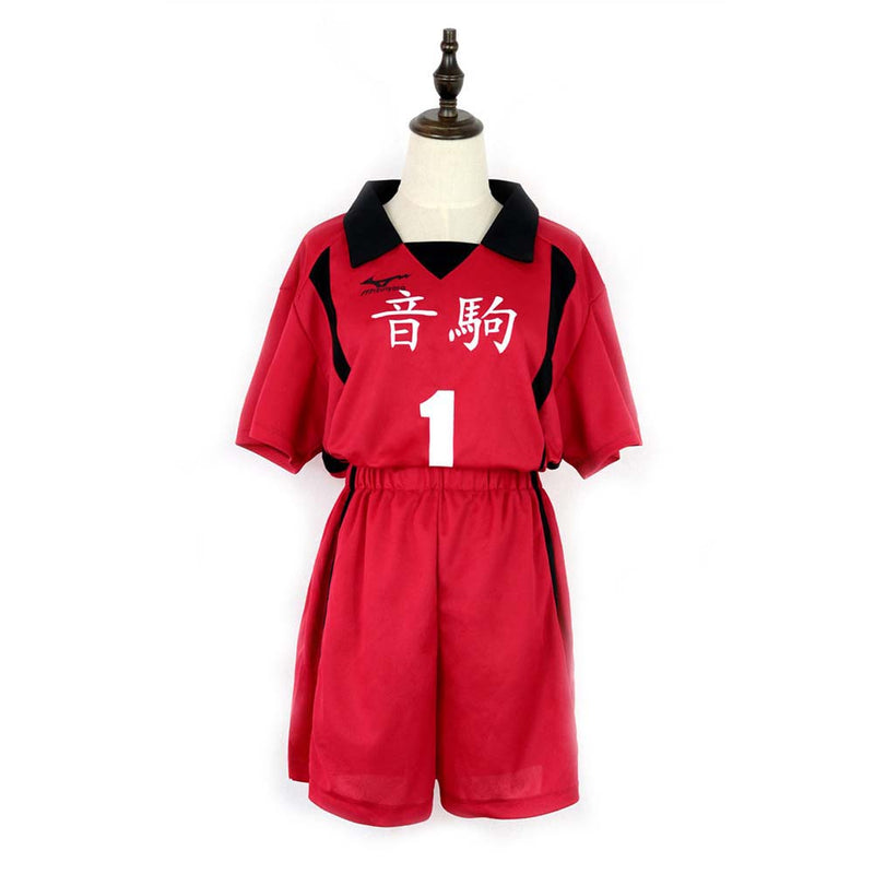 Anime Haikyuu High School Students Cosplay Ball Team Sportswear Uniform Number One