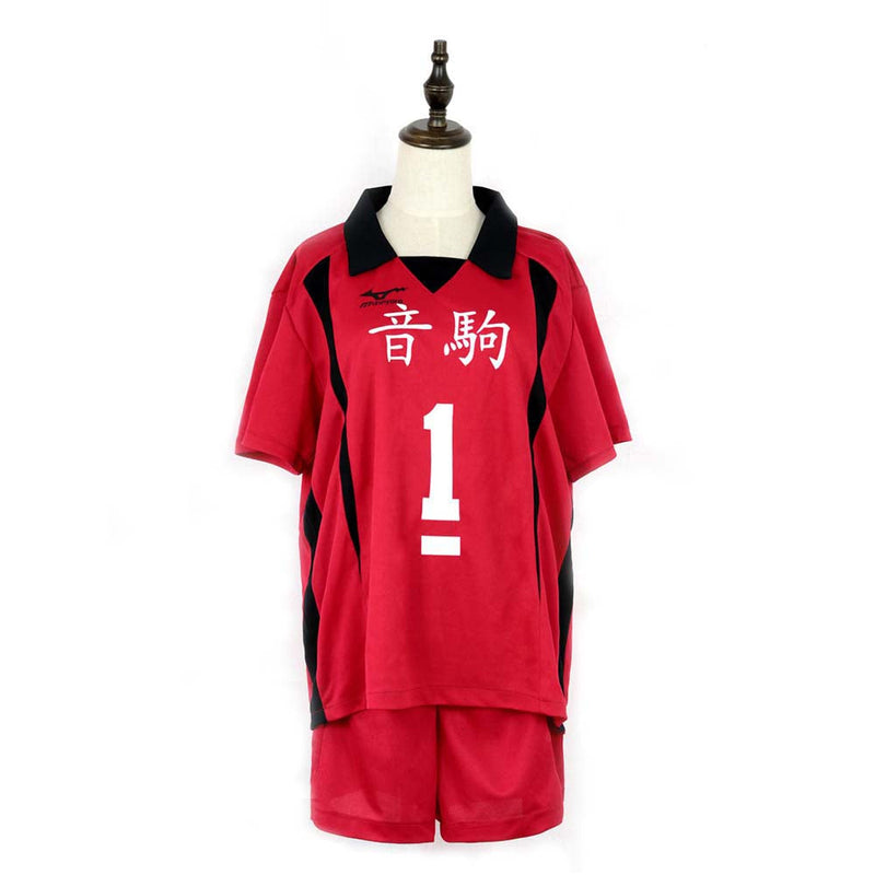 Anime Haikyuu High School Students Cosplay Ball Team Sportswear Uniform Number One