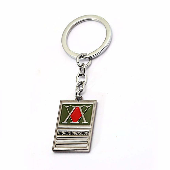 Anime Hunter x Hunter Keychain License Logo Car Bag Keyring