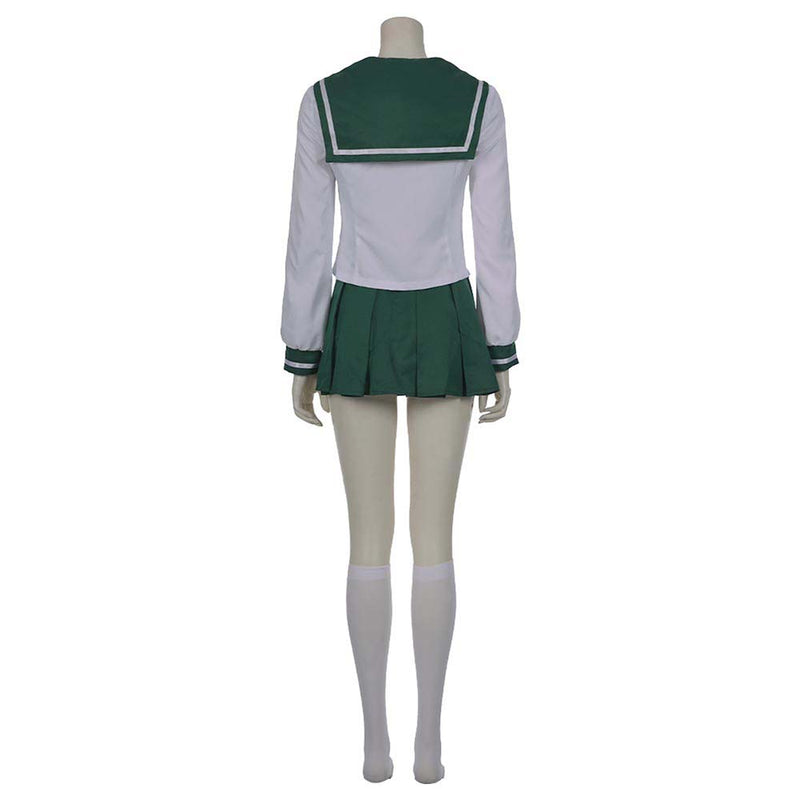 Anime Inuyasha Higurashi Kagome Cosplay Girl School Uniform Sailor Costume