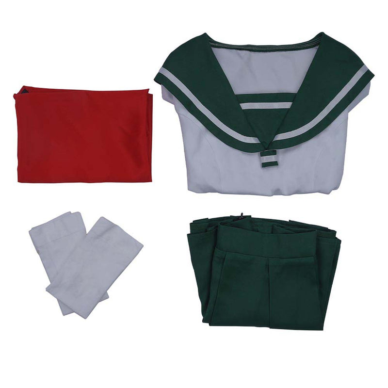 Anime Inuyasha Higurashi Kagome Cosplay Girl School Uniform Sailor Costume