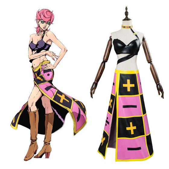 Anime JoJo'S Bizarre Adventure Trish Una Sexy Cosplay Costume