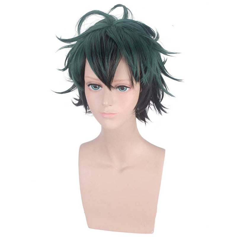 Anime My Hero Academia Midoriya Izuku Cosplay Wig Green Hair