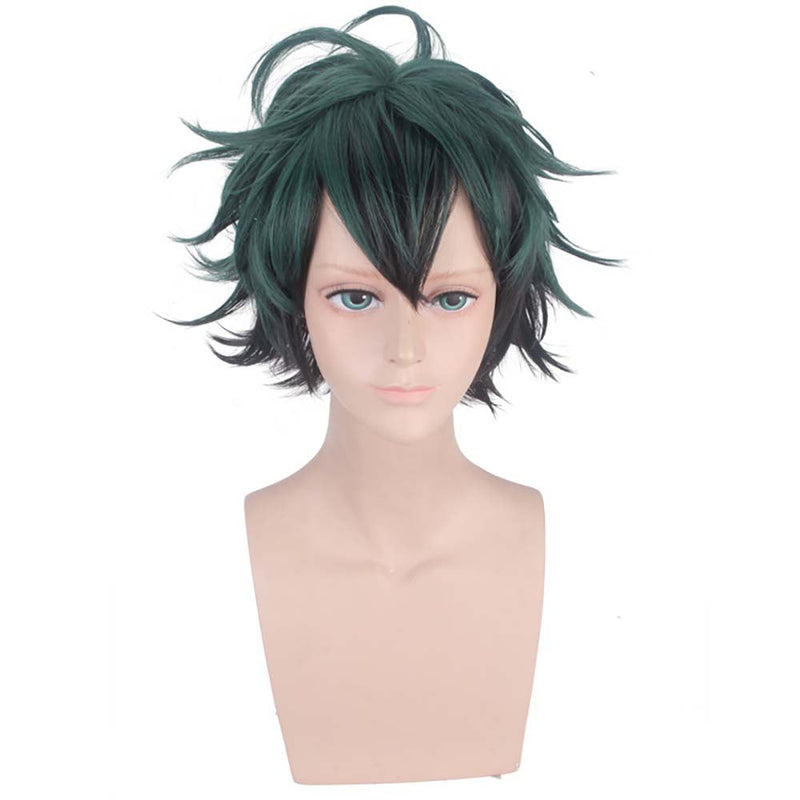 Anime My Hero Academia Midoriya Izuku Cosplay Wig Green Hair