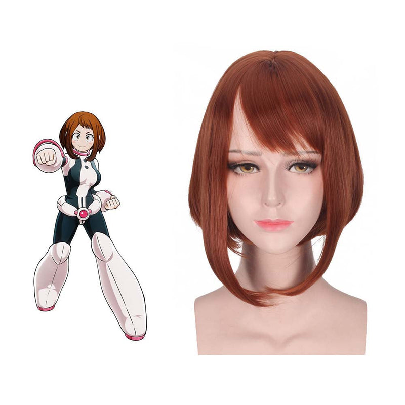 Anime My Hero Academia OCHACO URARAKA Cosplay Cute Short Wig