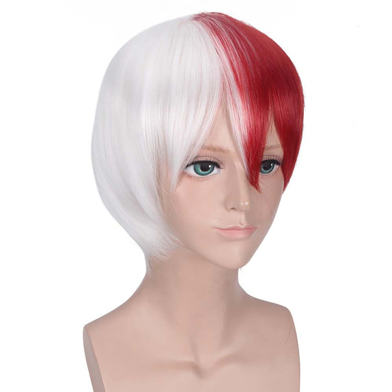 Anime My Hero Academia Todoroki Shouto Cosplay Wig Short Hair