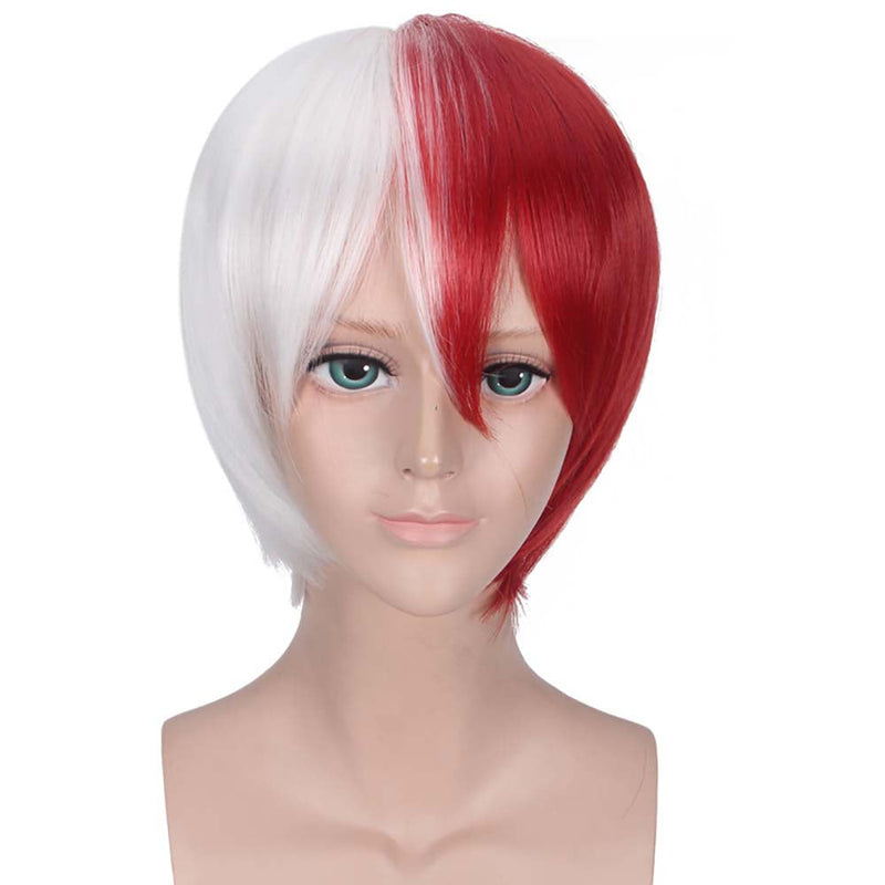 Anime My Hero Academia Todoroki Shouto Cosplay Wig Short Hair