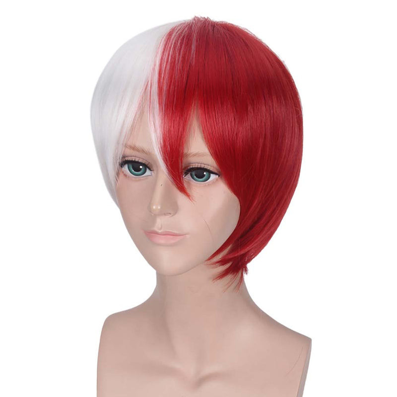 Anime My Hero Academia Todoroki Shouto Cosplay Wig Short Hair