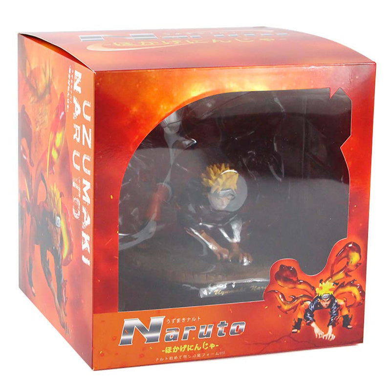 Anime Naruto Change to Tailed Beast Uzumaki Naruto Action Figure 20cm