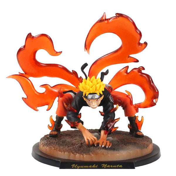 Anime Naruto Change to Tailed Beast Uzumaki Naruto Action Figure 20cm