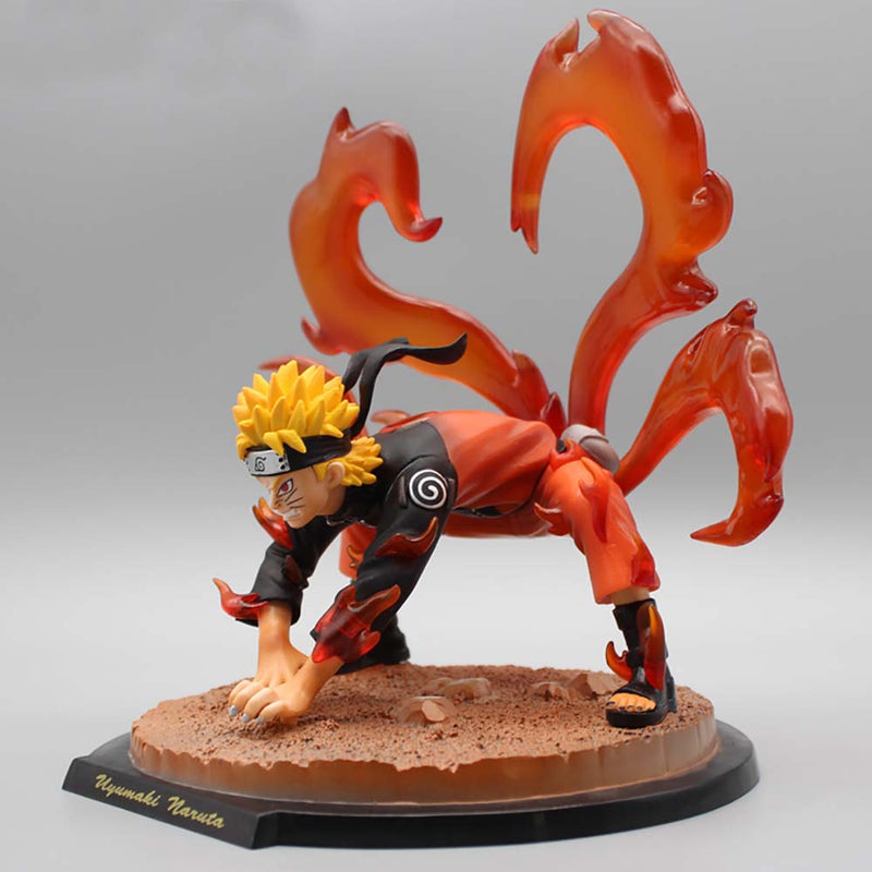 Anime Naruto Change to Tailed Beast Uzumaki Naruto Action Figure 20cm