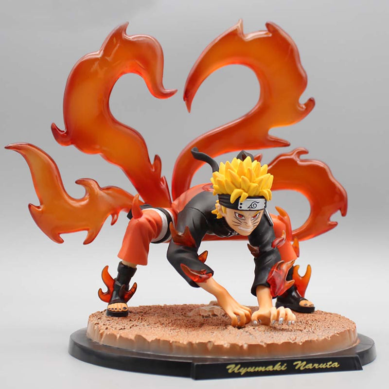 Anime Naruto Change to Tailed Beast Uzumaki Naruto Action Figure 20cm