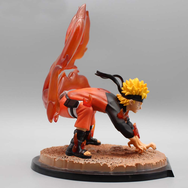 Anime Naruto Change to Tailed Beast Uzumaki Naruto Action Figure 20cm