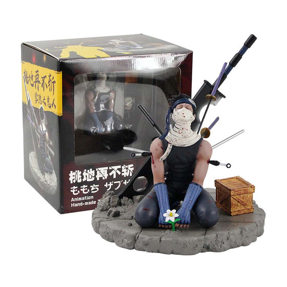 Anime Naruto Momochi Zabuza Action Figure Collectible Model Toy 19cm